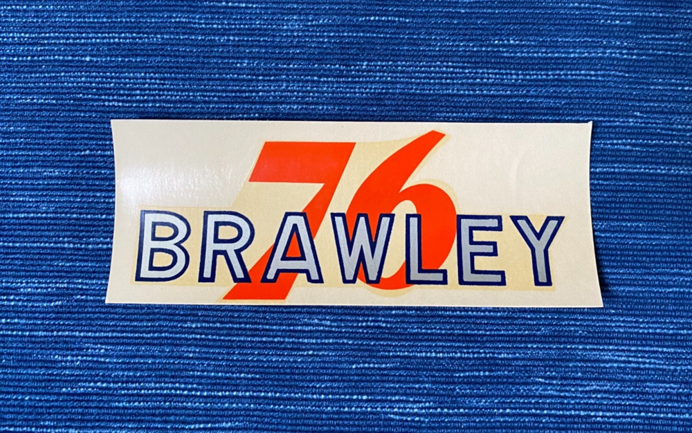 Vintage Union 76 Oil Brawley California Water Decal Gas Station Travel Souvenir